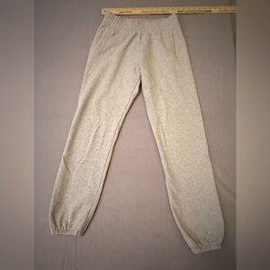 OFFLINE by Aerie OTT Fleece Jogger Sweatpants Gray High Waisted Women’s Size S